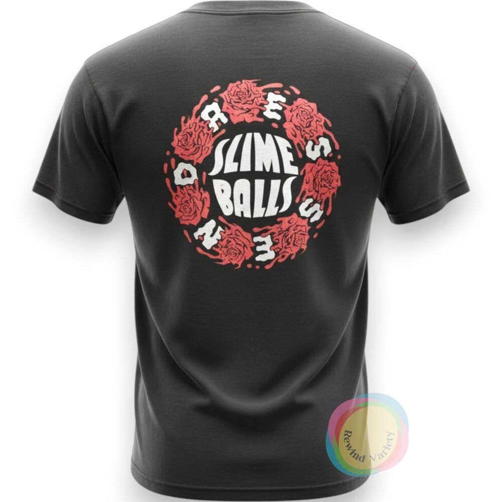 Santa Cruz Slimeballs Eric Dressen Rose Tee Shirt Men's M